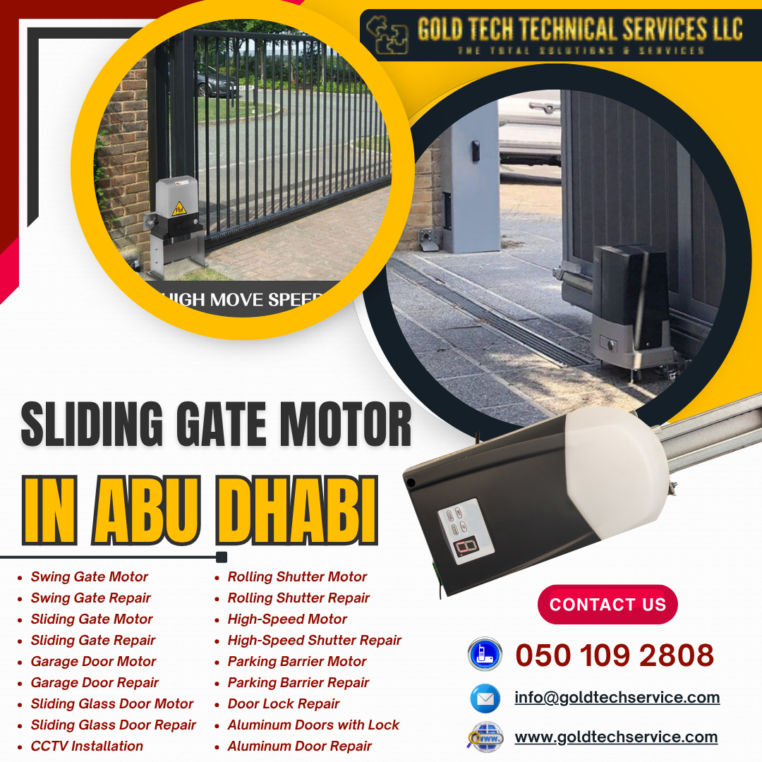 Sliding Gate Motor in Abu Dhabi