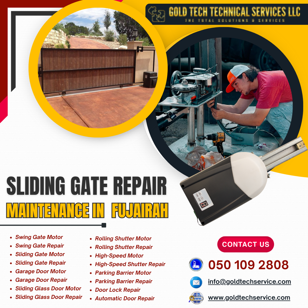 Sliding Gate Repair/Maintenance in Fujairah